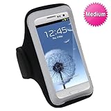 Mybat UNIVP251NP Sport Armband Case for Cell Phones and Smartphones - Retail Packaging - Black