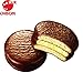 Orion Choco Pie Banana Flavor, Sweet and Soft Banana Puree, Marshmallow Cupcake Dessert 0g TRANSFAT, 24 Individual Packs