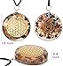 1.6 inch Flower Of Life Orgone Pendant Generator Energy Accumulator EMF protection | Reiki Charged Orgonite Pendants | EMF Radiation Protection Energy Pendant