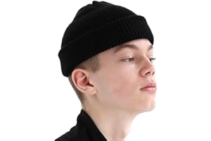 UNDERCONTROL Winter Trawler Fisherman Beanie Men Women Unisex Stylish Plain Docker Skull Hat Roll up Watch Cap Color Pack
