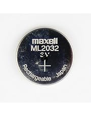 Maxell ML2032 Rechargable 3V coin cell lithium motherboard cmos battery by MDT