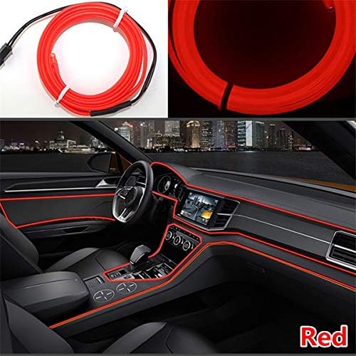 Vilihy 5 Meters Car Interior Lighting Auto LED Strip EL Wire Rope Auto Atmosphere Decorative Lamp Flexible Neon Light DIY Vilihy 5 Meters Car Interior Lighting Auto LED Strip EL Wire Rope Auto Atmosphere Decorative Lamp Flexible Neon Light DIY