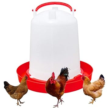 1 5l 10l Hanging Poultry Feeder Detachable Chicken Waterer Pp