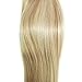 15inch Clip in Natural Hair Extensions Strawberry Blonde with Highlights Remy 100% Real Hair Extensions Clip in Blayage Silky Straight Shedding Free 70g 7Pcs(#27-613)