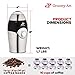 Electric Coffee Grinder Blade Mill - Small & Compact Simple Touch Automatic Grinding Tool for Whole Beans, Herbs, Pepper, Salt & Nuts - Safe, No-Mess Counter Top Appliance - Great Coffee Gift Idea