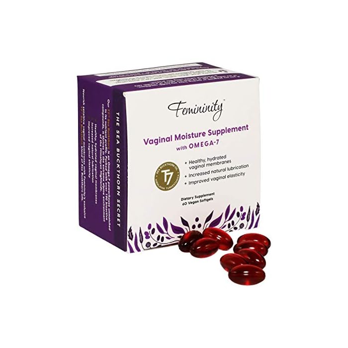 sibu Restore Femininity - Natural Omega-7 Feminine Moisture Supplement, 60 ct