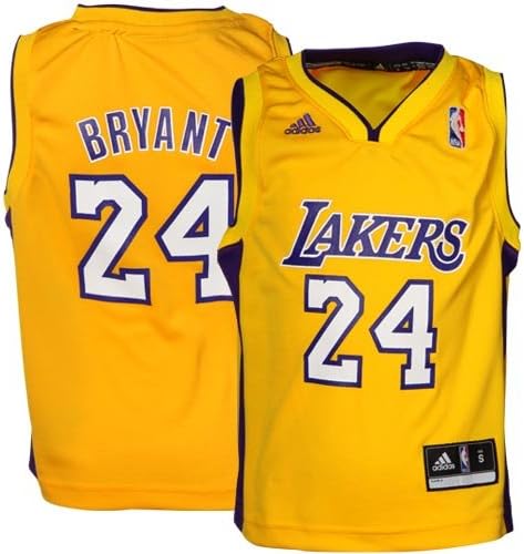 Adidas Youth NBA Los Angeles Lakers Kobe Bryant Home Replica Jersey, 7 - Large