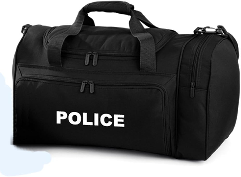 Police Black Holdall, Carry Bag for Police Officers, Special Constables