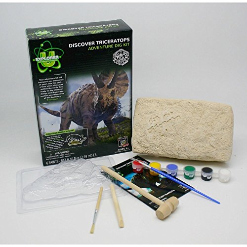 Adventure Dig Kit: Discover Triceratops - Unearth the Fossils and Build your own Model!