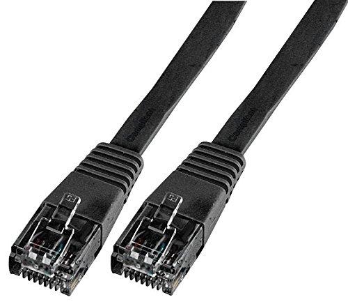 PRO SIGNAL PSG90672 Flat Cat5e LSOH Ethernet Patch Lead, 20m Black
