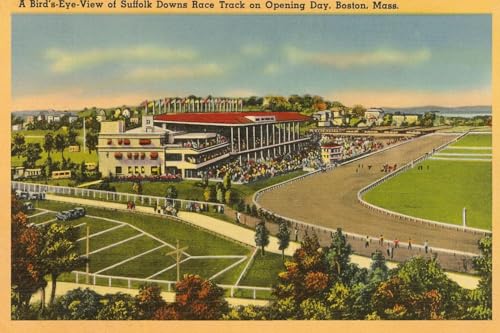 ART.COM Wall Art Print Suffolk Downs, Boston, 18" x 12"