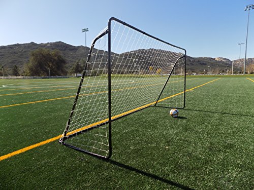 Vallerta-12-x-6-Ft-Powder-Coated-Galvanized-Steel-Soccer-Goal-wNet-12x6-Foot-AYSO-Regulation-Size-Portable-Training-Aid-Ultimate-Backyard-Goal-All-Weather-One-Year-Warranty-New