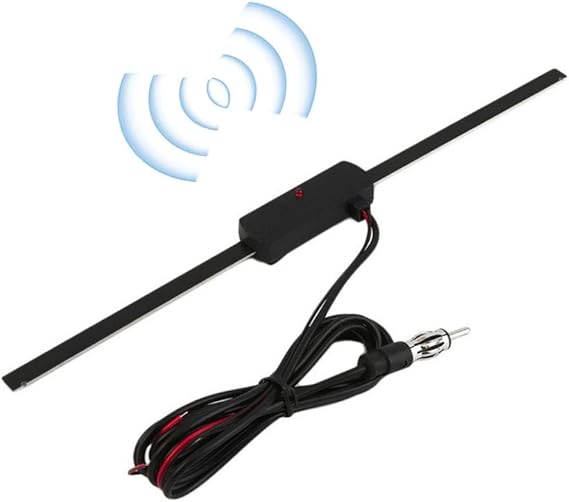 12V Car Stereo Radio, Universal Electronic Hidden Antenna FM AM