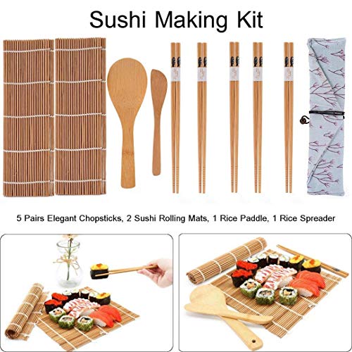 Bamboo Original Sushi Rolling Mat, (Bamboo)