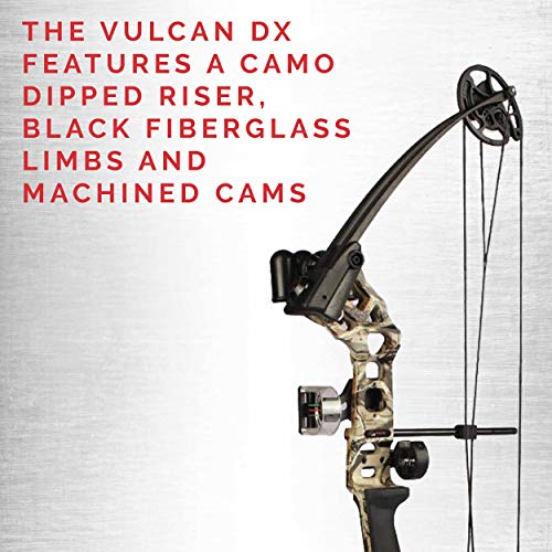 SA Sports Vulcan DX Youth Compound Bow, Adjustable Draw Weight and Length, Camo - Thumbnail 5