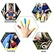 Qulable 10 Pieces Silicone Finger,Finger Protector, Finger Sleeves Great for Glue/Craft/Sewist/Wax/Rosin/Resin/Honey/Adhesives/Finger Cracking/Sport Games (Colors)