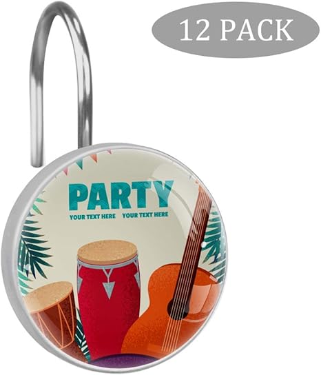 ART VVIES Anillos de baño Guitarra Percusión y Tambores de Conga