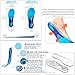 LEAGY Men's & Women's Memory Foam Orthopedic Silica Gel Shoe Insole, Sport Running Athletic Basketball Shoe Insoles Pads Inserts Pain Relief, Sports Insoles, Applies Any Violent & Chronic Sports