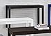 Ameriwood Home Large Parsons Desk with 2 Drawers, Black