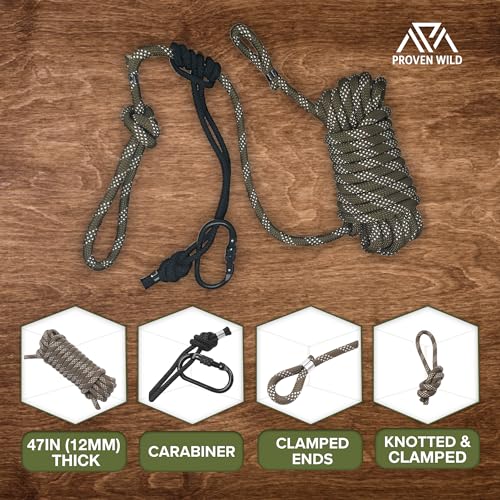 Proven Wild Treestand Safety Rope Lifeline System 30ft Life Lines For