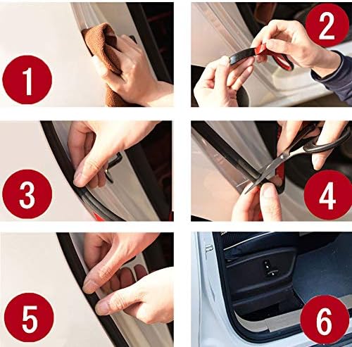 Amazon Ewolee 車用ドアモール 隙間テープ ドア 窓用 防音 風切り音 防止テープ 隙間風防止 寒さ対策 気密性アップ 防尘 B型 黒い 16m モール 車 バイク