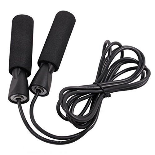 Tralntion Unisex Adjustable Skipping Rope Anti-Slip Handles Jumping Ropes for Workout Speed Skip Training