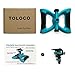 TOLOCO Garden Sprinkler,360° Automatic Rotating Portable Lawn Sprinkler, Outdoor Automatic Sprinkler for Lawn Irrigation System,Oscillating Rotary High Impact Sprinkler System,Water Up to 3600 Sq. Ft.