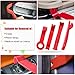 wsiiroon Trim Removal Tool Kit, 15pcs Car Panel Removal Tool Kit for Car Panel Door Dash Audio Removal Installer with Stainless Steel Repair Pry Bar