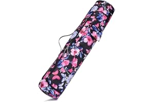 HYOOG Yoga Mat Bag Dual Full Zip Exercise Yoga Mat Carrier Yoga Mat Carry Bag with Storage Pockets and Adjustable Shoulder Strap Fits All Your Stuff