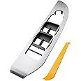 Window Switch Bezel Cover Panel Trim Front Left Driver Side Fit for Chevy GMC Cadillac Silverado Suburban Tahoe Avalanche Yukon XL Sierra Escalade 2007-2009 Replace 25924151 20877646 15920638, Silver