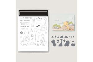 OANRUYAN 2025 Stamps and Dies for Card Making,2024-2025 Stamps and Dies Sets for DIY Various Festivals Album Scrapbooking Birthdays Greeting Card (M0848)