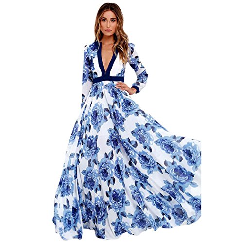 Taore Womens Casual Long Maxi Party Dress Party Wedding 2017