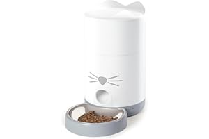 Catit - PIXI Smart Feeder - Automatic Cat Food Dispenser - Timed Pet Feeder for Cats with Dry Food Dispenser, Dessicant Bag, Portion Control, WiFi Enabled