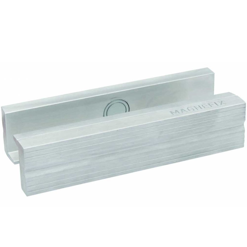 Bahco 833AJ-5 Magnetic Aluminium Jaws, Silver, 125 mm, Set of 2 Piece