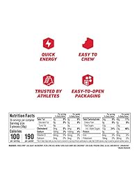 Cápsulas masticables Clif Bloks energizantes, Mora, 2.1 oz, CL 18065, Cereza negra, Strawberry, 1, 18