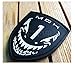 black background white design Medal of Honor MOH MAKO SHARK 3D PVC Velcro Patch