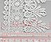 HOUSWEETY 5Yards 8cm White Lace Edge Trim 3-1/8