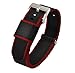 Barton Jetson NATO Style Watch Strap - 18mm, 20mm, 22mm or 24mm - Seat Belt Nylon Watch Bands