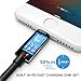 USB C to Lightning Cable fast charging for iPhone X/iPhone 8 iPad pro,Faracent USB Type C to lighnting fast charging cable,Achieve 15-20W at 14.5V/2A for charging 50% in Half hour, 2 packs/3.3FT,Black