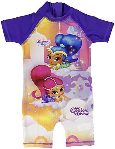 Girls Character All in One Surf Suit Good Coverage from UV Rays 1.5y to 4-5y