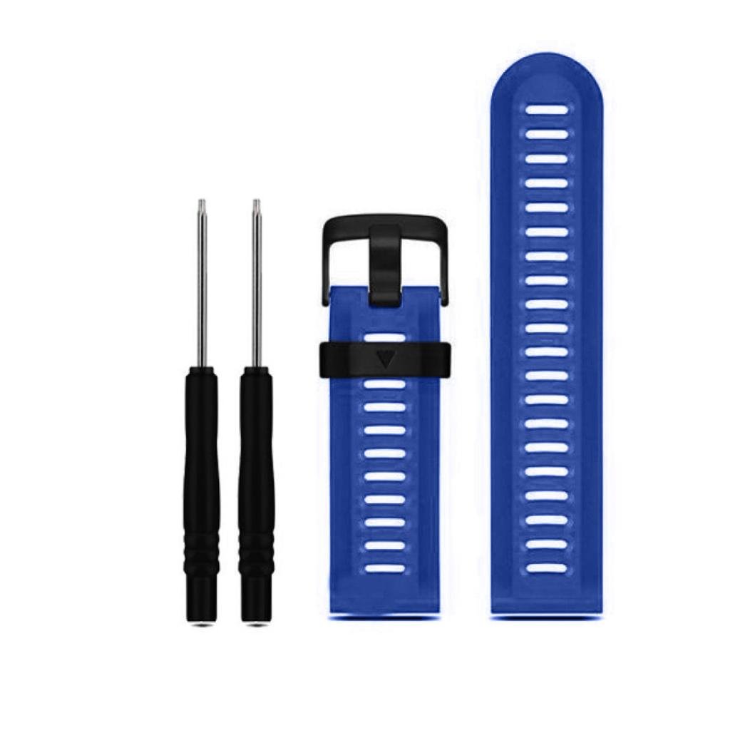 時間指定不可 Oucanシリコンブレスレット手首ストラップfor Garmin Fenix 3 Hr Oucanスポーツ交換ストラップリストバンドクイックリリースストラップ交換用バンドクラシック時計ストラップラバー交換用時計バンド ブルー B07f1nw2d9 Demo Wppress Net