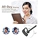 Bluetooth Headset, Wireless Earpiece V4.1 Ultralight HandsFree Business Earphone with Mic for Business/Office/Driving-Black