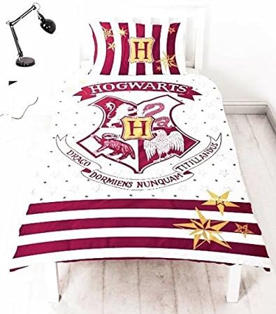 Studio World Harry Potter 'Hogwarts School' Twin/Twin XL Duvet Cover Set - Red & White & Gold