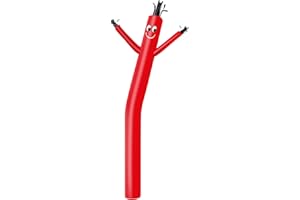 MOUNTO 20ft 18inch Fly Puppet Dancer Tube Man Fly Guy Puppet Dancer (Red)