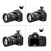 Suptig Tripod Mount Adapter Cold Shoe Mount Compatible for Gopro Hero 13/Hero 12/11/10/9/8/7/6/5/4/ DJI osmo, Insta360, Akaso Action Cam Mount to Camera or Tripod Mount (2 Pack) Black