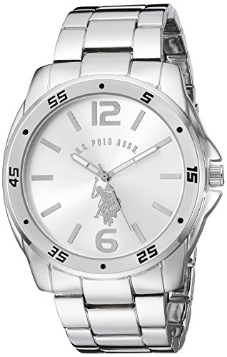 U.S. Polo Assn. Classic Men's USC80223 Silver-Tone Watch with Link Bracelet