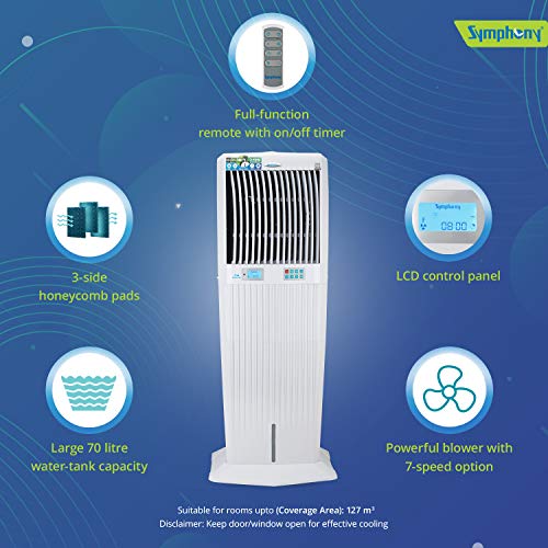 symphony cooler 100 ltr price