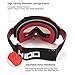 G4Free Adult Motorcycle Motocross Goggles ATV Racing Goggles Ski Glasses UV Protection Anti-Fog Dirt Bike Mx Goggle Glasses and Ski Snowborading