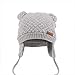 XIAOHAWANG Warm Baby Hat Cute Bear Toddler Earflap Beanie for Fall Winter (0-6 Months, A-Grey)