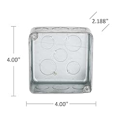 Hubbell-Raco 239 4 in. Square Plenum Box, Eleven